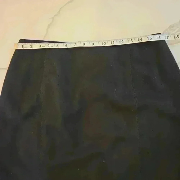 Eddie Bauer Womens Wool Straight Fit Maxi Skirt Black Size 14 - Picture 5 of 6